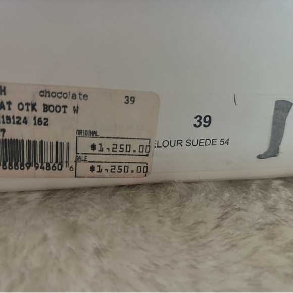 Chloe Tan Suede Over the Knee-High Boots with Box and Dust bag - Picture 8 of 10